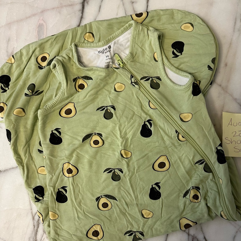 Kyte Avocado Sleep Sack, Size M, 0.5 TOG